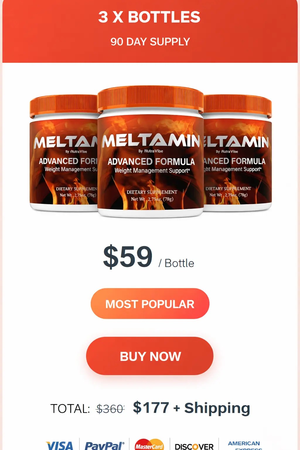 Buy Meltamin 3 Bottle
